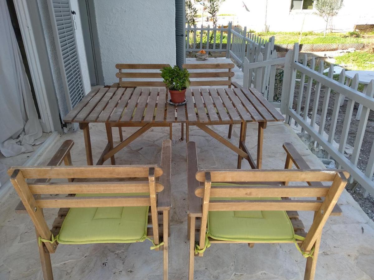Palm Tree House By The Beach Skhoinos Ngoại thất bức ảnh
