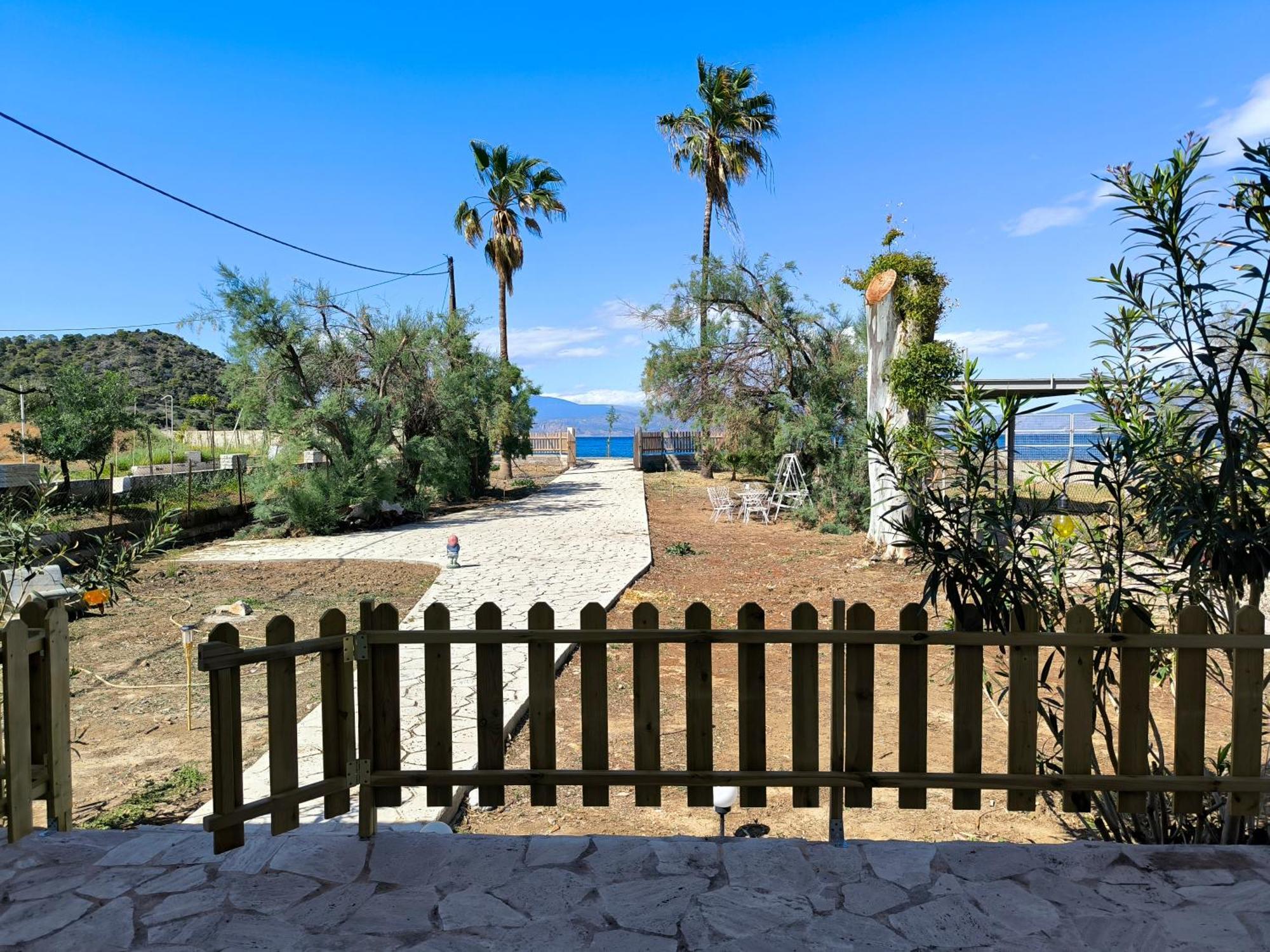 Palm Tree House By The Beach Skhoinos Ngoại thất bức ảnh
